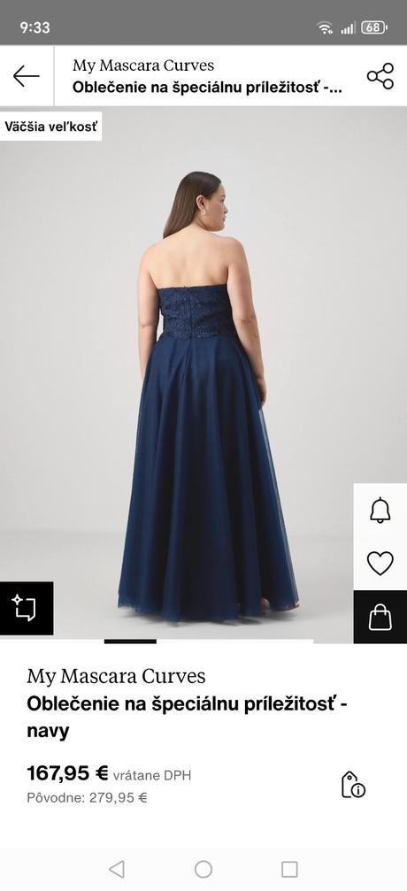 Slávnostné šaty mascara, l