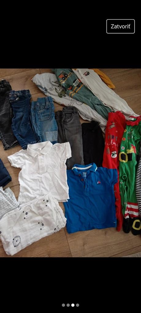 Balík chlapčenského oblecenia 6-9/9-12 mesiacov, 86–98