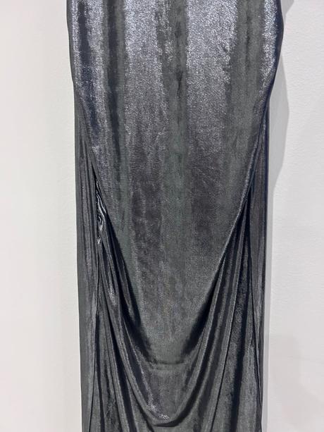 Strieborné trblietavé šaty, primark,m