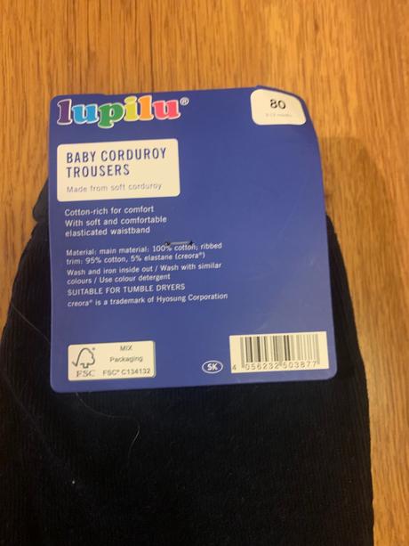 Mencestrove nohavice, lupilu,80