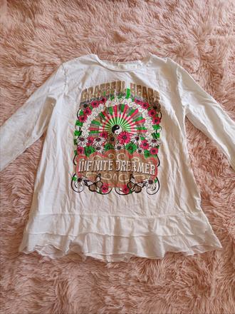 Biele tričko s volamni, 