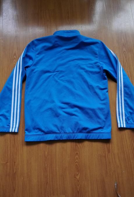 Modrá športová mikina adidas l, l