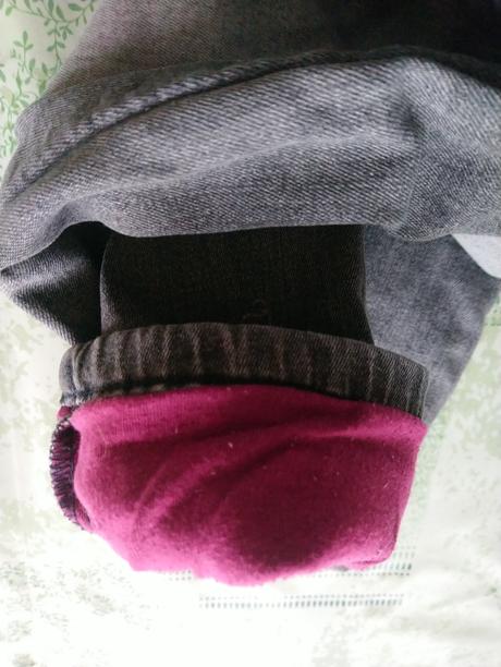 Dievčenské sivé rifle s podšitím, charles vogele, charles vögele,104