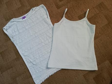 Dievčenské tričko s tielkom, f&f,122