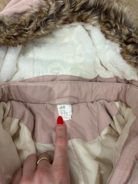 Zimná bunda, h&m,86