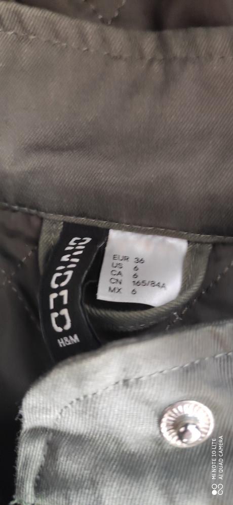 Bunda h&m veľkosť 36., h&m,164