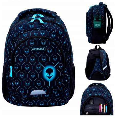 Školský batoh astrabag neon ufo, 