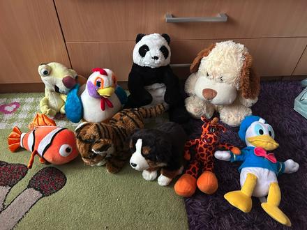 Sada plyšových hračiek,