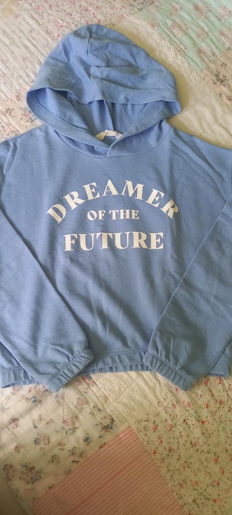 Tenka mikina kratka, h&m,152