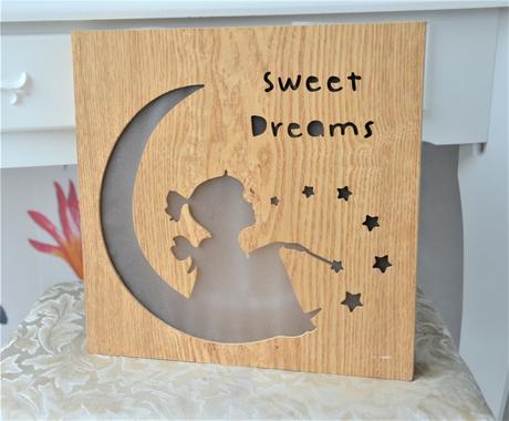 Nočné svetielko do detskej izby s vílkou,