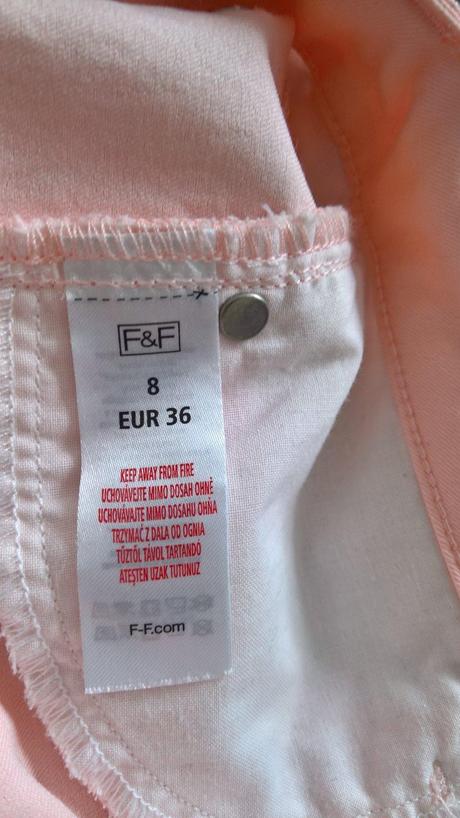 Rifle svetlej lososovej farby, f&f,36