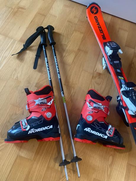 Prvé lyže blizzard, blizzard,90-99 cm