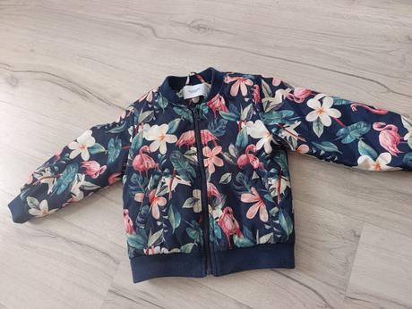 Kvietkovaná bomber bundička, reserved,98