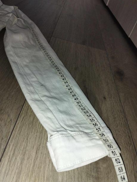 Biela rifľová bunda, esmara,36