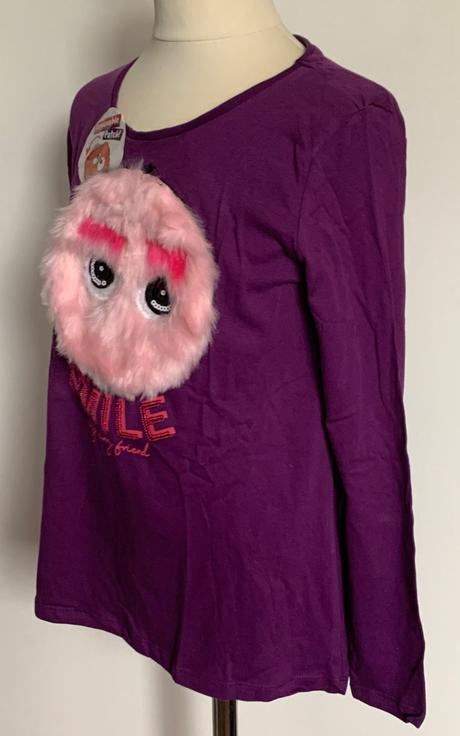 Desigual fialové tričko s visačkou, desigual,134