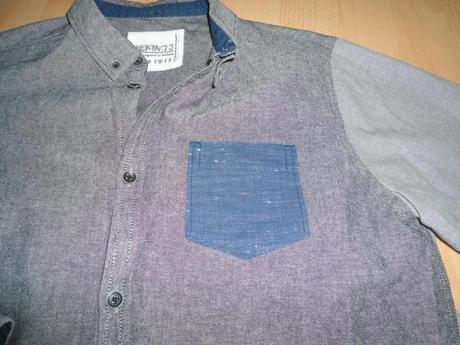 Chlapcenska siva denim kosela, 158