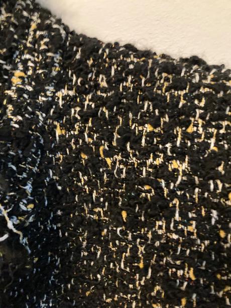 Zara - čierne boucle sako kabátik - veľkosť m, zara,m