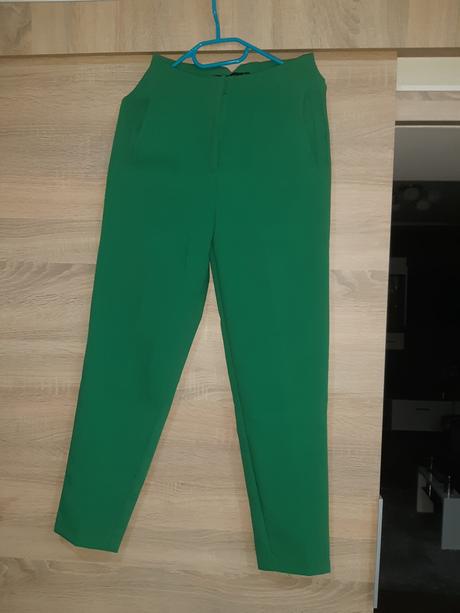 Zelené damske nohavice, amisu,34