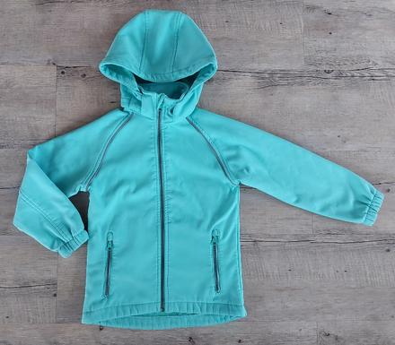 Softšelová bunda v mentolovej farbe, 122