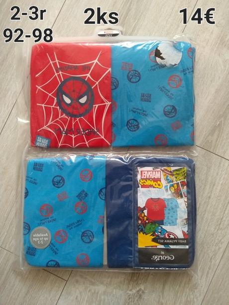 Detské veci z anglicka výpredaj ceny za 1/2, 104–116 / 122–134 / 68–80 / 86–98