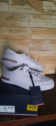 Nové tenisky tommy hilfiger, veľ. 41 celokožené, tommy hilfiger,41
