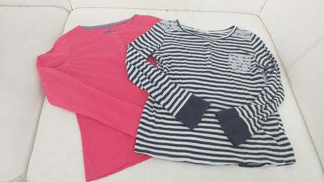 2x tricko 134-140, h&m,134
