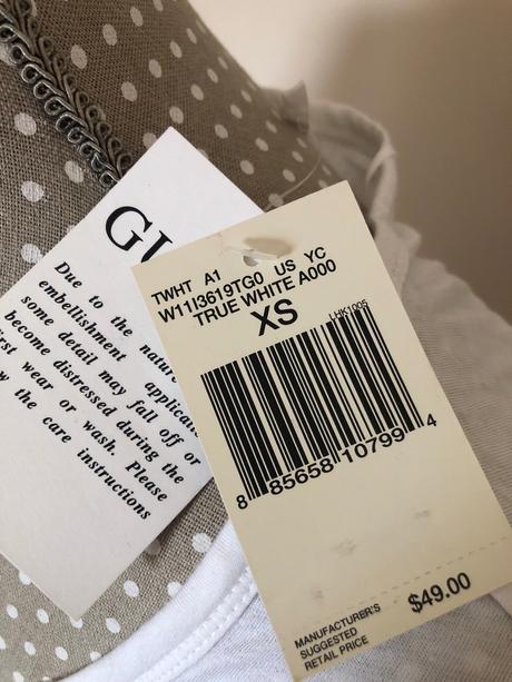 Tričko guess, guess,xs