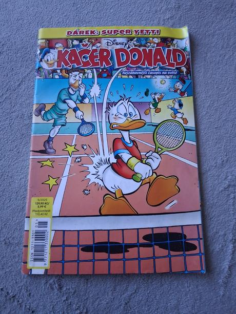 Káčer donald disney komiks časopis kniha, 