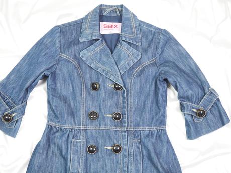 Kvalitný riflový kabát saix, 40