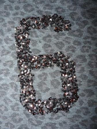 Flitrovane cislo 6, zara,128