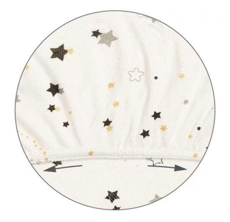 Babyono bambusové prestieradlo - hviezdny prach ec, šírka (cm): 60,dĺžka (cm): 120