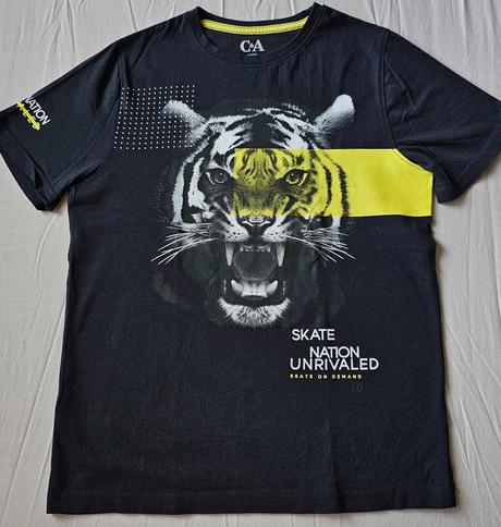 Tričko tiger, c&a,146