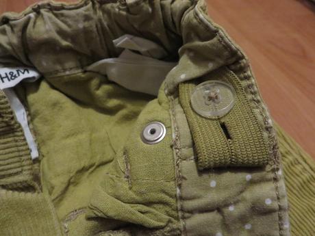 Dievčenské menčestráky - veľ. 98 - zn. hm, h&m,98