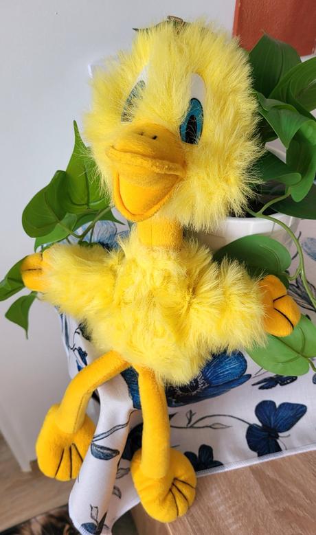 Vintage plyšák big bird (sesame street) 40 cm, 