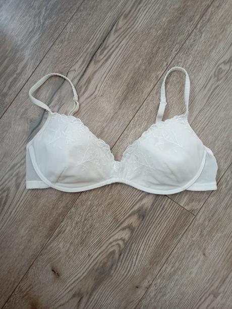 Smotanovobiela podprsenka (už s poštovným), h&m,75b
