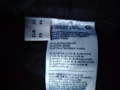 Rifle, riflové nohavice, c&a,42