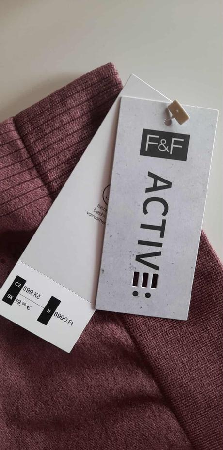 F&f active mikina na zips a legíny, f&f,m
