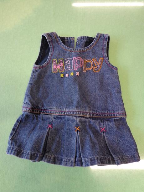 Šaty riflové zn. prénatal, vel. 6-9 mes., prénatal,74