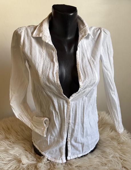 Dievčenská košela 134/140 biela, terranova,134