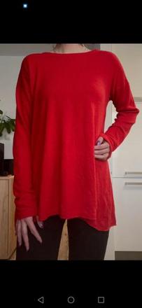 Červený pulóver, gina,l