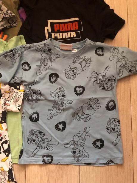 Trička s krátkym rukavom/bez rukávov 14ks, f&f,128