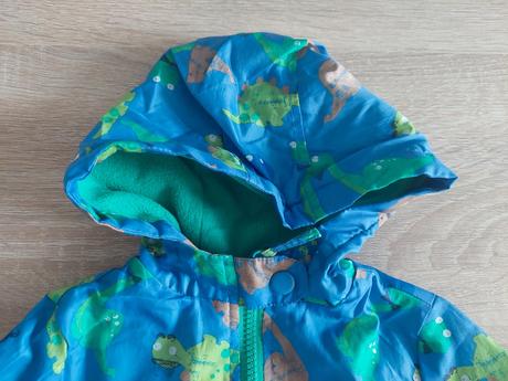 Nepremokavá ľahunká dino bunda veľ.80, mothercare,80