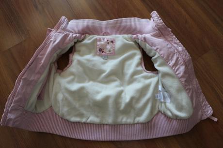 Ružová zateplená vestička, next,116