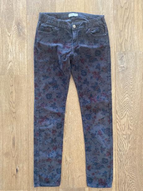 Kvetovane mencestrove nohavice zara, zara,164