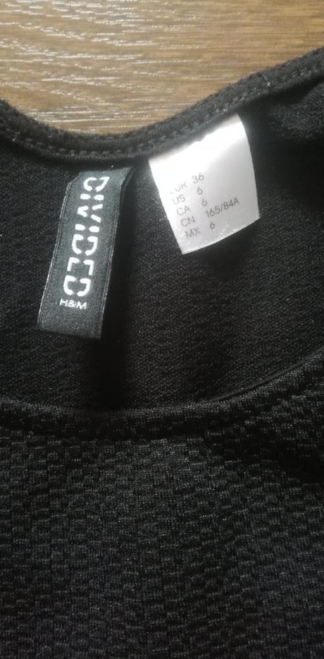 Čierne šaty divided, 36