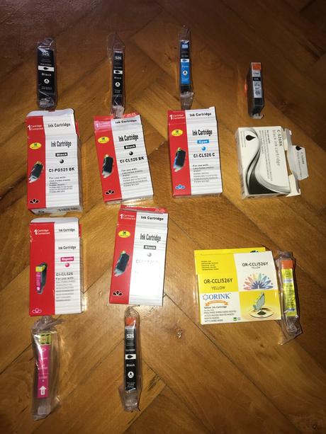 Náplne do tlačiarne - 7 ks, canon