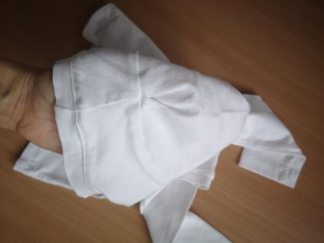 Biele slim tričko s 3/4-vými rukávmi zn. zuppa, 128