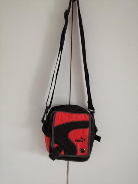 Kabelka pánska puma čierno oranžová, puma