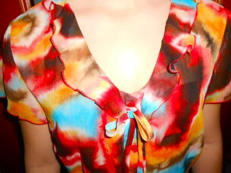 Predám dúhovú blúzku veľ.l-xl, l