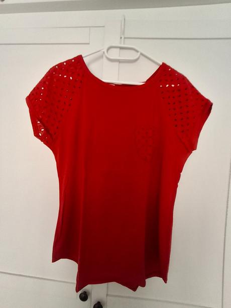 Uzasne tricko s madeirovymi rukavmi m-l, piazza italia,l